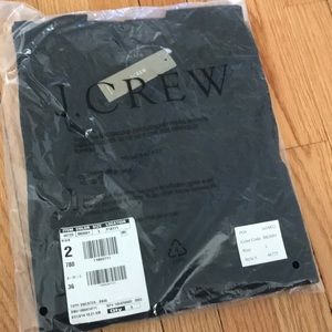NWT J.Crew Black Tippi, Size L